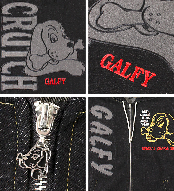 GALFY（ガルフィー） 送料無料 デニム セットアップ メンズ ロゴ