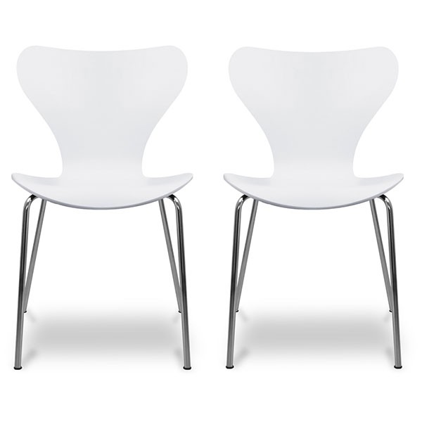 ARNE JACOBSEN（アルネ ヤコブセン） 1年保証 ダイニングチェア 2脚