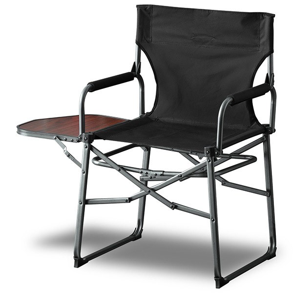 1年保証 アウトドアチェア サイドテーブル付き 折りたたみ 軽量 椅子 コンパクト アウトドア ディレクターチェア キャンプ バーベキュー おしゃれ  送料無料