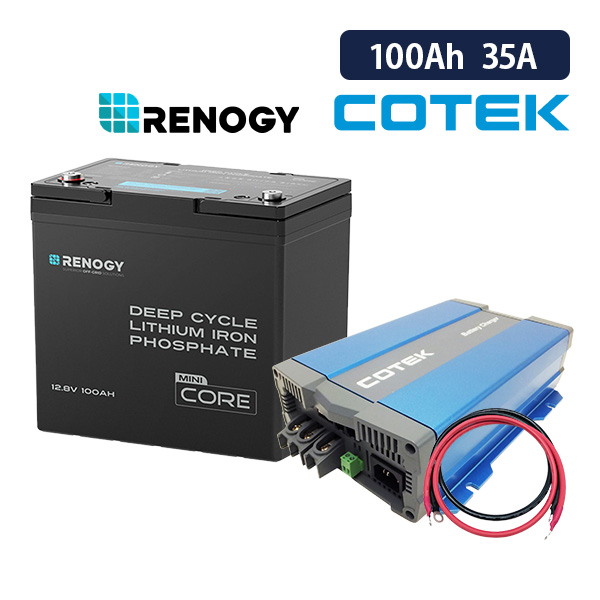RENOGY（レノジー） リン酸鉄リチウムイオンバッテリー 100AH 12V CORE