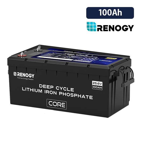 RENOGY 100AH 24V リン酸鉄リチウムイオンバッテリー ヒート機能付き CORE LT シリーズ 直列接続可能  レノジー RBT24100LFPSH | RENOGY