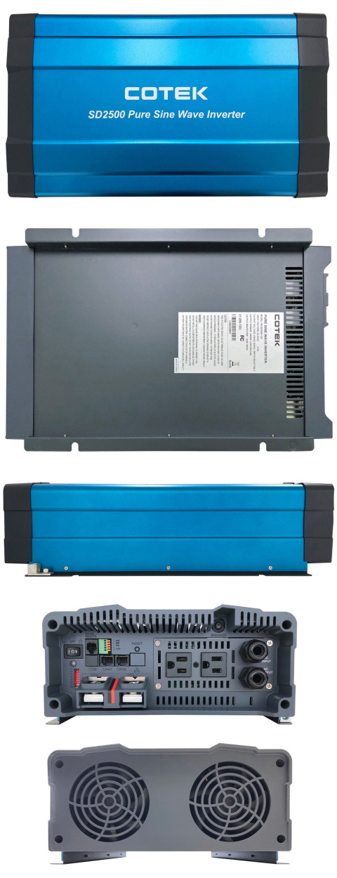 COTEK SD2500-124 正弦波DC-ACインバーター 出力2500W 電圧24V SD  