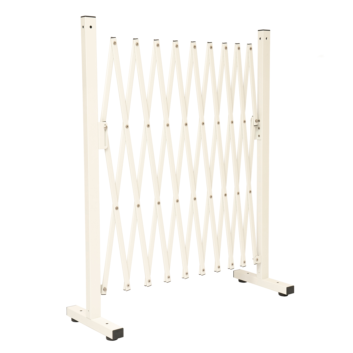 アルミ伸縮フェンス 最大幅2.5m 門扉 フェンス アコーディオンフェンス バリケード アルミ おしゃれ キャスター エクステリア 間仕切り 目隠し 屋外 防犯 SSF250 |  | 02