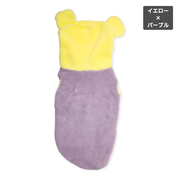 犬 服 犬服 冬用 柴犬 豆柴 中型犬 犬用品 ボア 防寒 耳付きベア