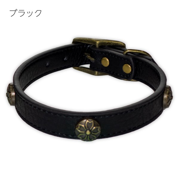 犬 首輪 犬用品 おしゃれ 柴犬 豆柴 アクセサリー ピンカラー 桜