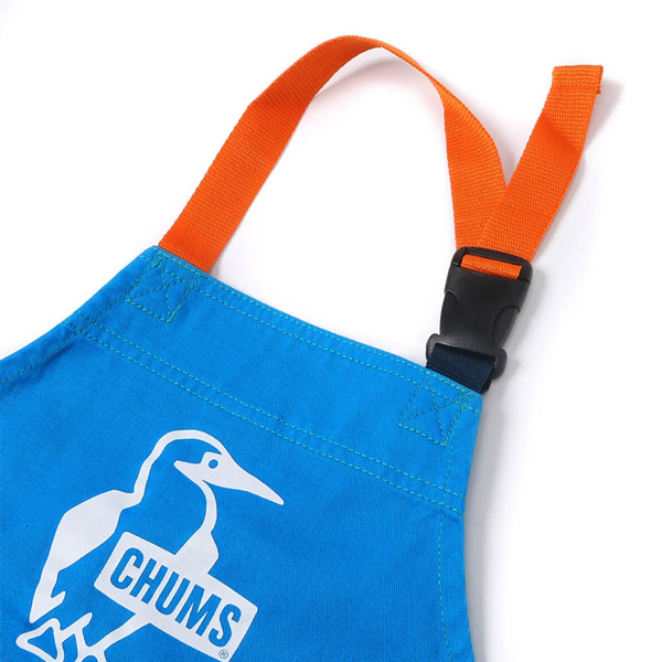 CHUMS チャムス   Kid's Logo Apron キッズロゴエプロン (CH27-1010) (キッズ   エプロン) (2021春夏) (ネコポス配送商品)