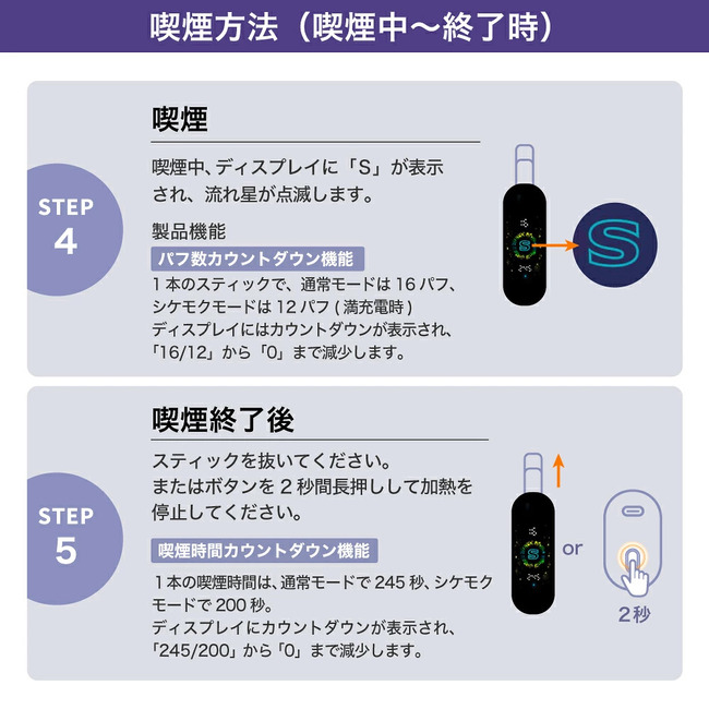 【たばこ代半額！1本で2回吸える】アイコス互換機  電子タバコ 本体  加熱式タバコ 2度吸い 連続25本 シケモク ランキング コンパクト IQOSイルマ互換機 |  | 12
