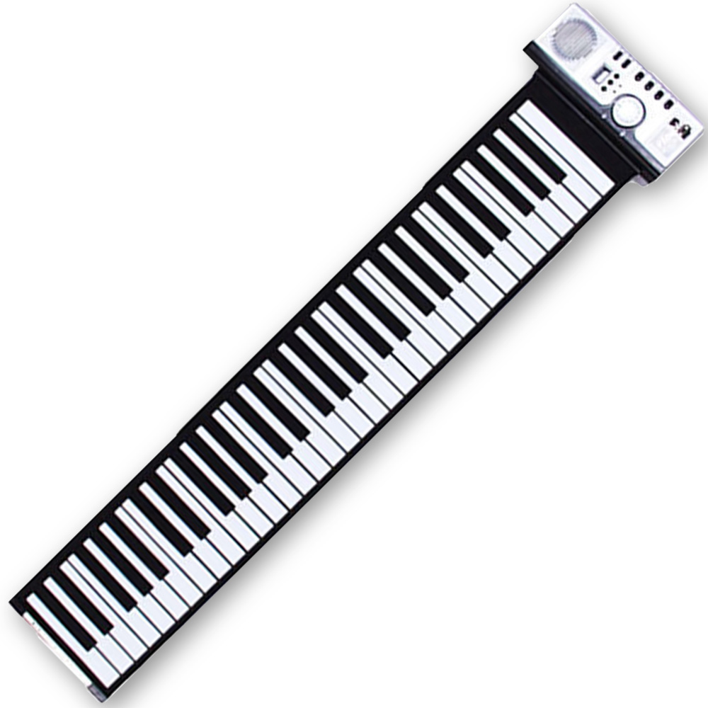 ロールピアノ 61鍵盤 和音対応 ロールアップピアノ 61 ピアノ 安い 電子ピアノ キーボード 初心者 練習 折りたたみ 軽量 電池式 ミニピアノ おもちゃ｜onesshop｜02
