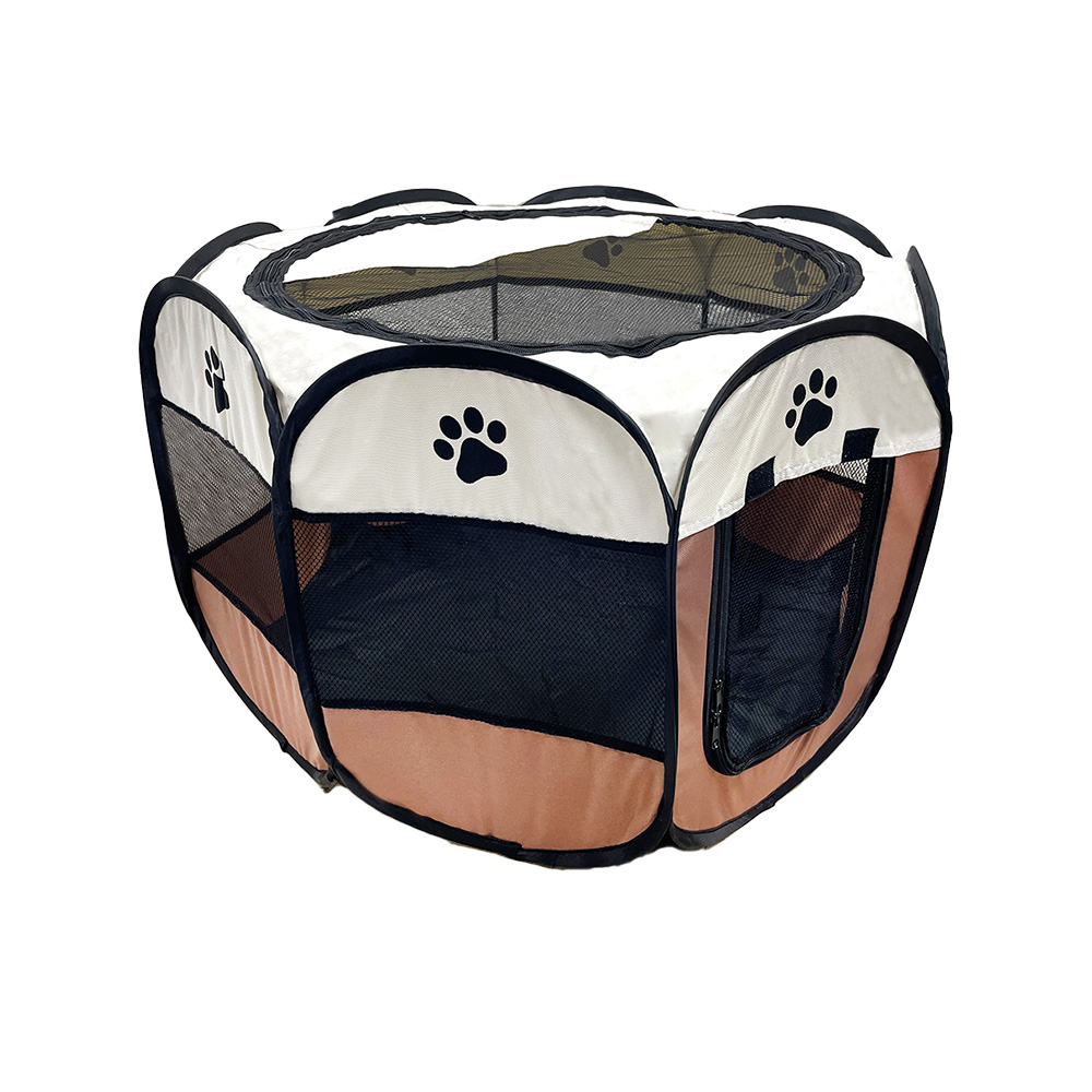 ペットサークル 折りたたみ 犬 猫 ゲージ 屋内 屋外 メッシュ サークル 屋根付き 小型犬 軽量 室内 ハウス :D836:ワンズショップ 通販  