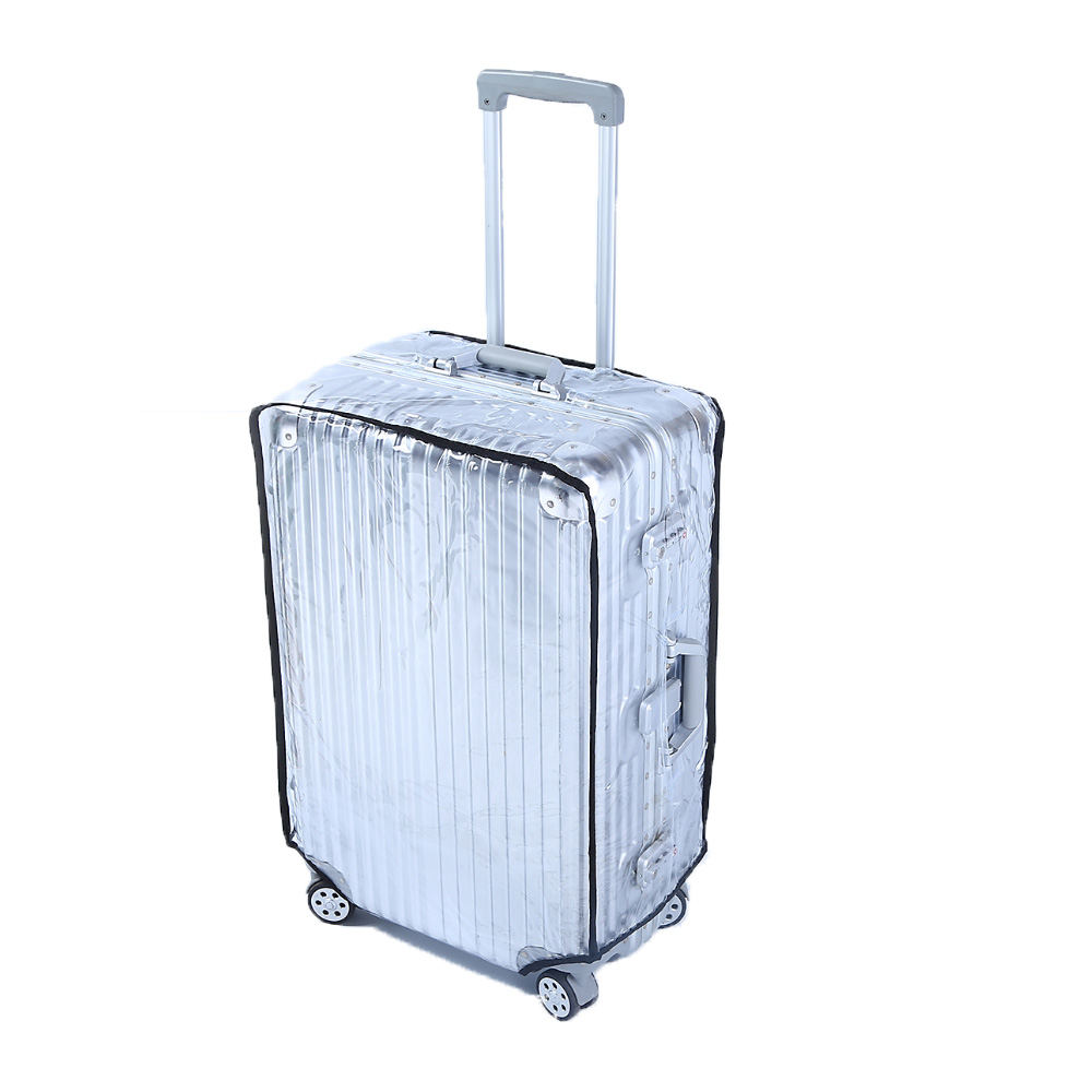 スーツケース キャリーバッグ レインカバー 防水 透明 ラゲッジカバー トランク 雨 保護 傷 防止...
