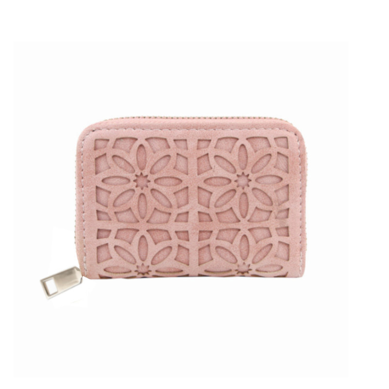 レディース ミニ財布 カードケース ピンク お花柄