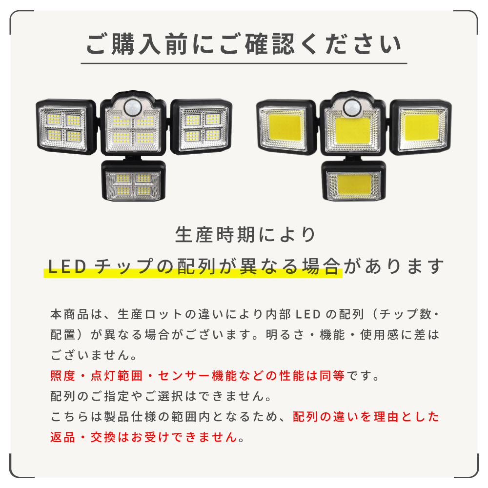 センサーライト 屋外 防水 2個セット COB LED ライト パネル 一体型
