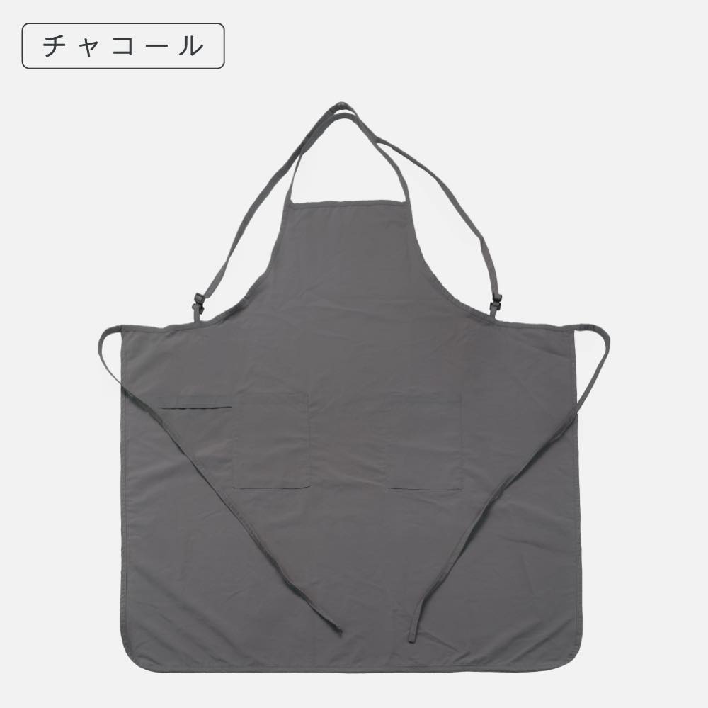 エプロン おしゃれ 保育士 かわいい レディース 北欧 カフェ 黒 無地