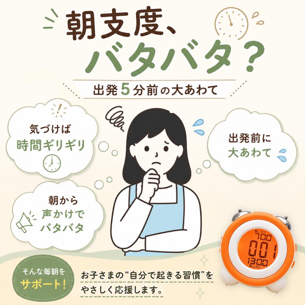 目覚まし時計 大音量 デジタル 時計 置き時計...の詳細画像1