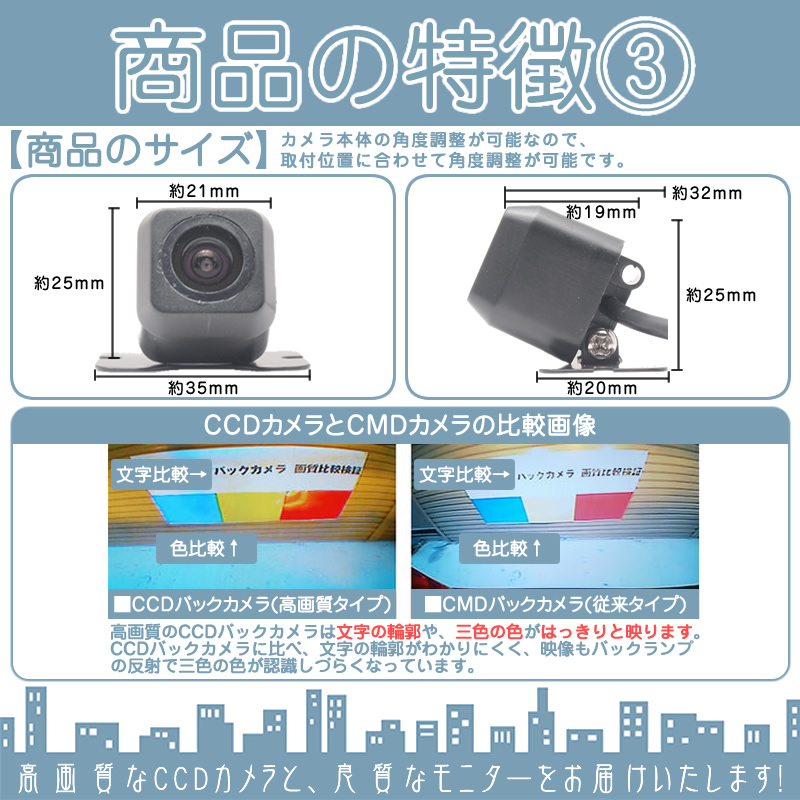 車載モニター CCDバックカメラ + ミラーモニター  7インチ 12V 24VCAT(キャタピラー)320D 930K D6R |  | 04