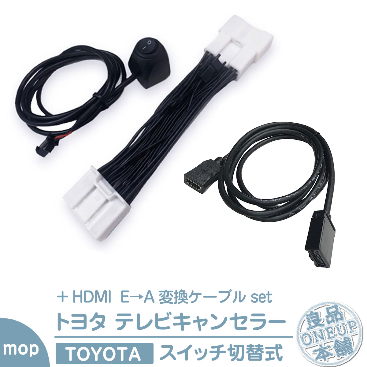 HDMI 変換ケーブル Eタイプ→Aタイプ 純正ナビ アダプター コード ミラーリング テレビキャンセラー付き | 