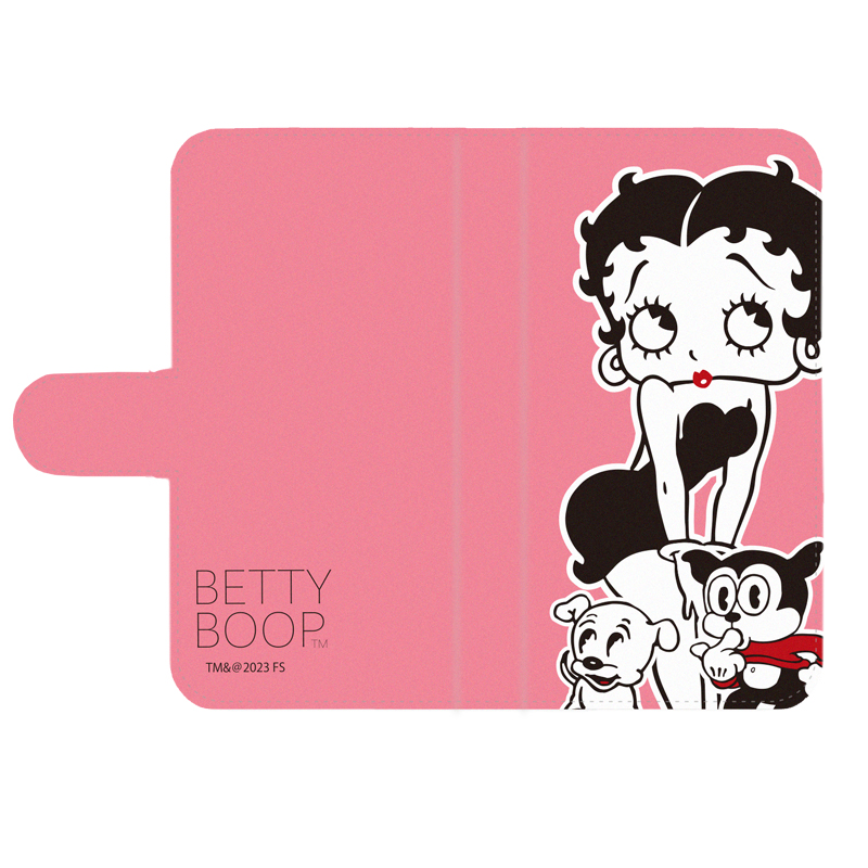 BETTYBOOP 手帳ケース iPhoneケース Androidケース スマホケース カード入れ付きベティ ベティちゃん BETTY 約300機種対応｜oneword｜05