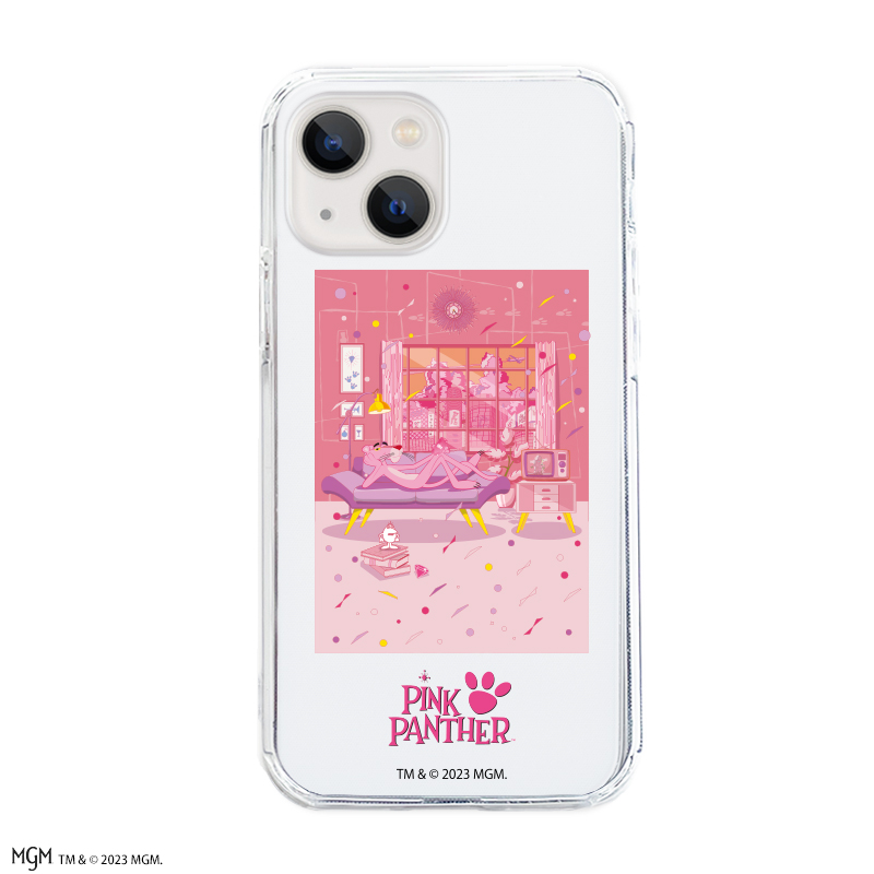 PINK PANTHER ピンクパンサー iPhoneケース Androidケース Youtuber スマホケース クリアケース ハードケース 動物  キャラクター 受注生産