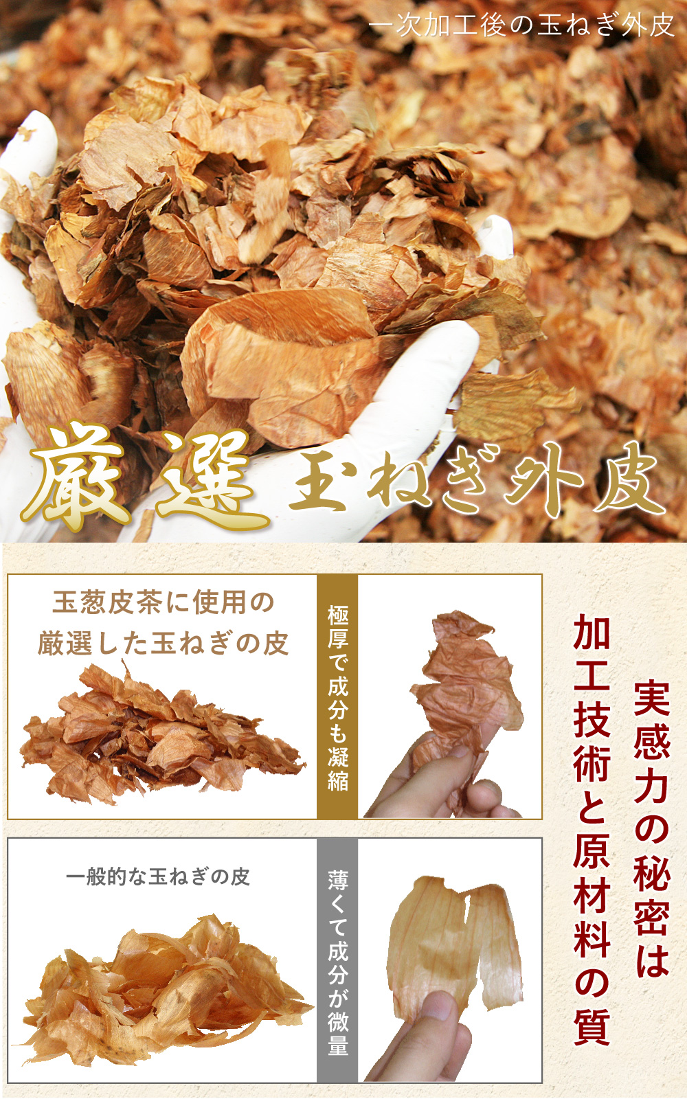玉葱皮茶の原材料2