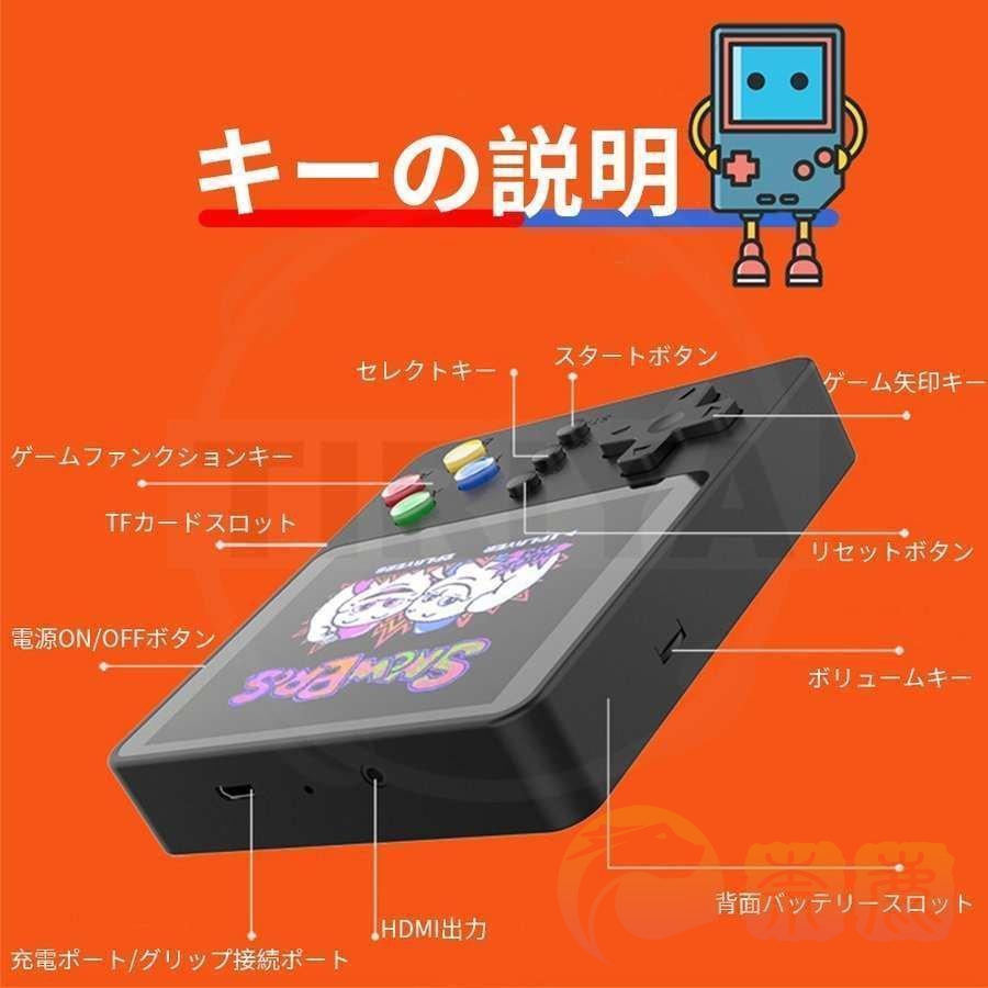 ポータブルゲーム ミニゲーム機 レトロゲーム 500ゲーム種類 2人対戦可能 V端子 テレビゲーム機 アーケードミニゲーム テレビに接続可能 :  zxm2430 : オオニシマーケット - 通販 - Yahoo!ショッピング