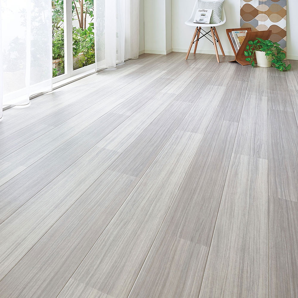 iellio クッションフロア 182×300 フロアマット フロアラグ 木目