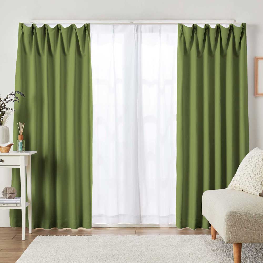 iellio カーテン 4枚セット 遮光 1級 遮熱 uvカット 遮光カーテン 4枚