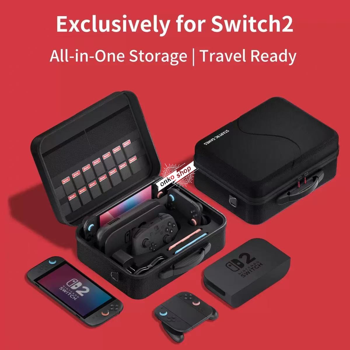 Nintendo Switch ＆ 持ち運び用ケース　2点セット Amazon.co.jp: 【Switch 2/通常/有機ELモデル対応】Switch ケース