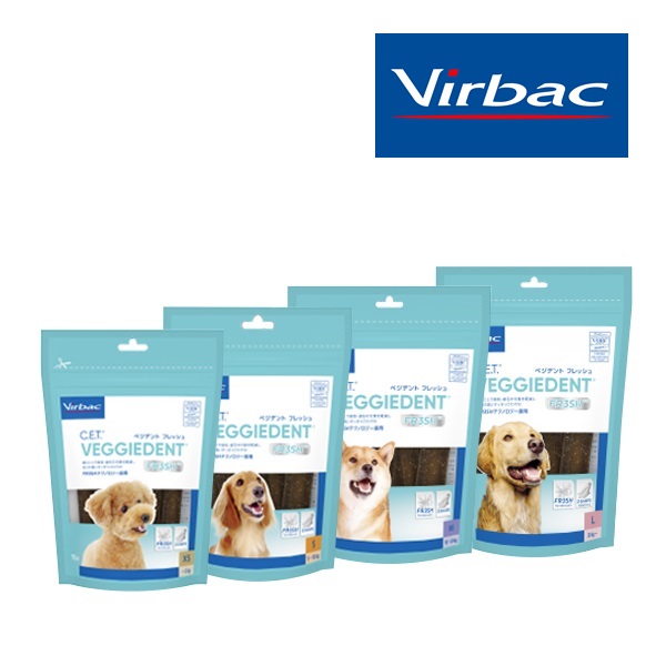 Virbac ビルバック 犬用 CETベジデントフレッシュ XS 15本入り(4