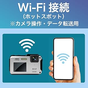 防水カメラ 4K デジタルカメラ IP68 CALS対応 工事写真 現場用 点検