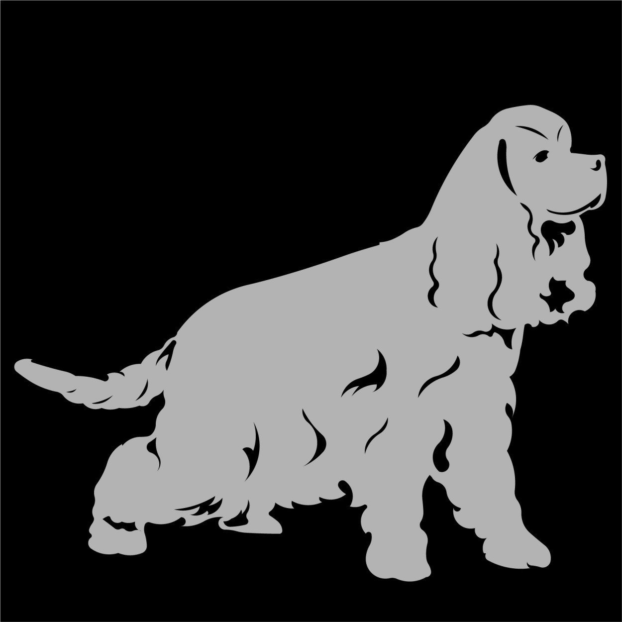 アメリカンコッカースパニエル ステッカー コッカー カッティングステッカー 110 1 Onlyわん 犬種別ステッカー 通販 Yahoo ショッピング