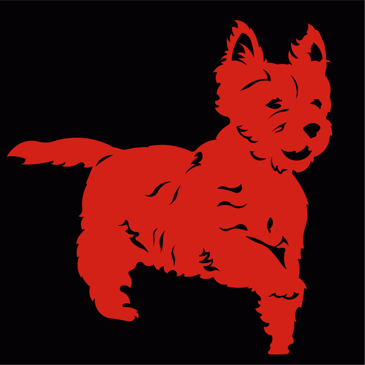 ケアーンテリア ステッカー ケアンテリア カッティングステッカー 車 名入り |  | 05