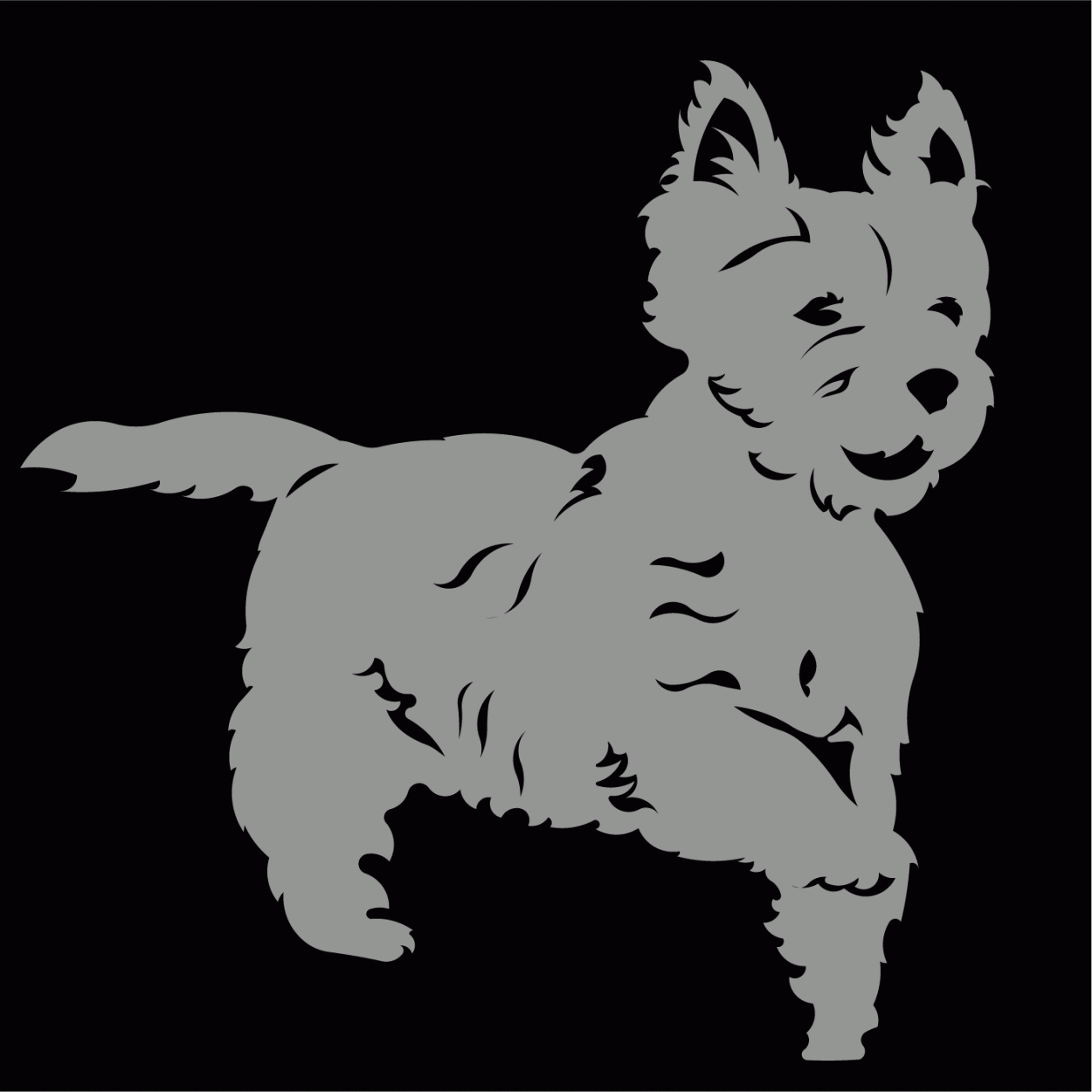 ケアーンテリア ステッカー ケアンテリア カッティングステッカー 車 名入り |  | 07