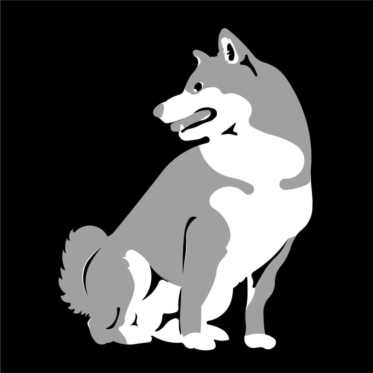 柴犬 ステッカー 柴 カッティングステッカー ２色 車 名入り |  | 06