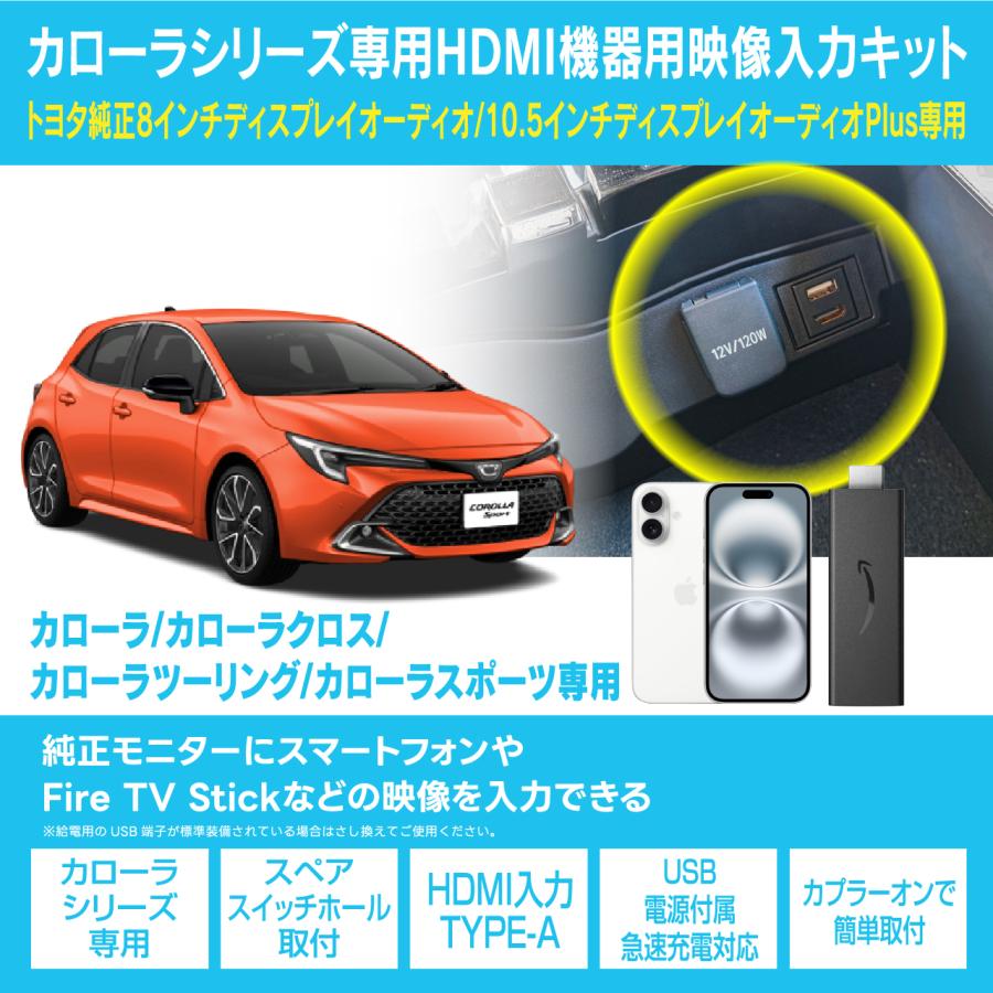 HDMI映像入力キット HDK05 :トヨタ カローラシリーズ ビートソニック