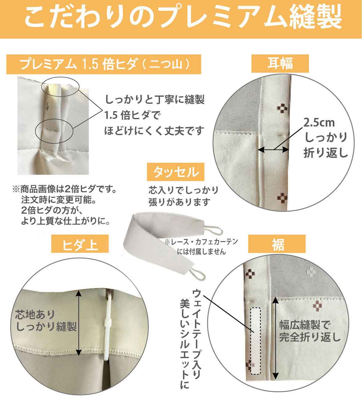 形態安定 防炎加工ドレープカーテン No12 ノルディックチェック ドレープカーテン（形状安定加工） 日本製