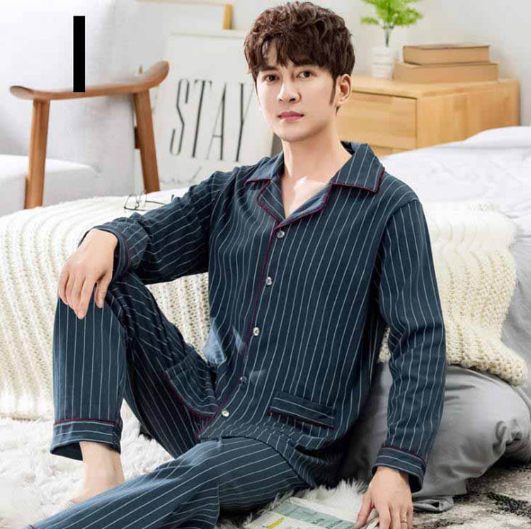 ルームウェア パジャマ メンズ 綿 長袖 長ズボン 韓国風 かっこいい 紳士 ゆったり 春秋冬 男性 ナイトウェア 部屋着 着心地良い Loalnhxa2d Iuu Org Tr