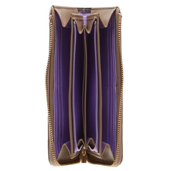 サマンサタバサ &シュエット L字 ラウンド ファスナー モノグラム