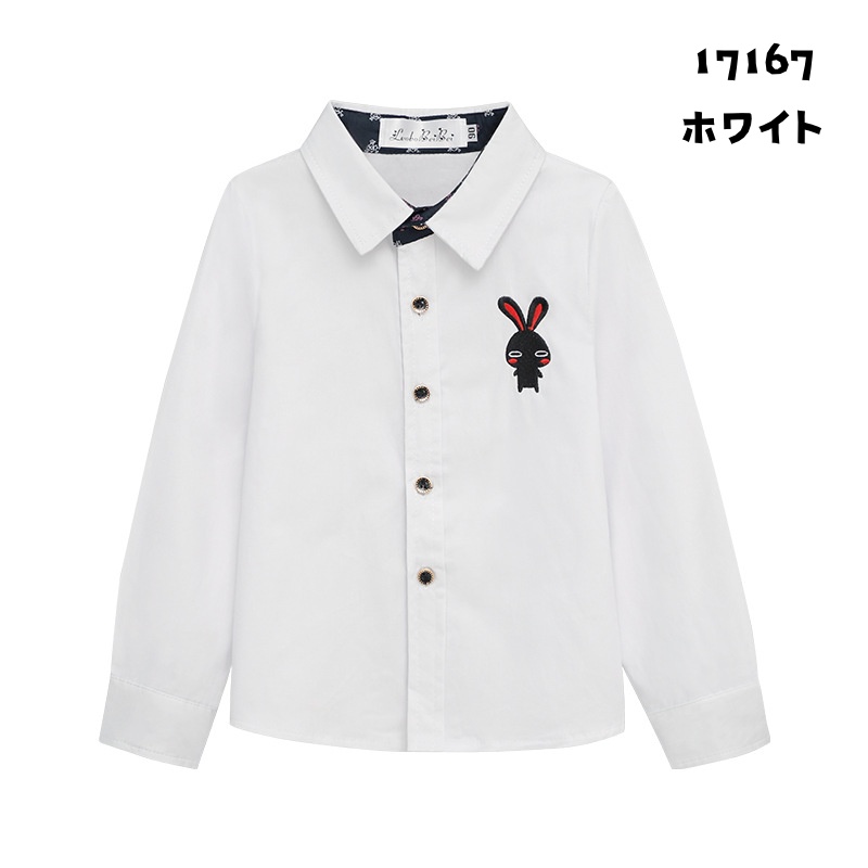 子供シャツ キッズシャツ 男の子 フォーマル 長袖 ボタン ストライプ 無地 おしゃれ 入学式 卒園式 結婚式 発表会 七五三 冠婚葬祭 子供服 コットン おしゃれ |  | 09