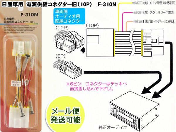 トヨタ車用10P 電源取り出しコネクター 電源供給キット D10T :D10T:プリネット都バイクカー用品3号店 - 通販 - Yahoo!ショッピング