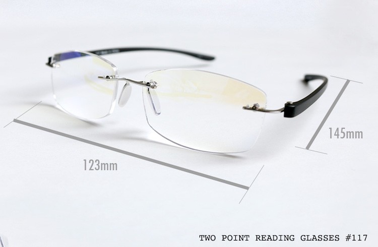 老眼鏡 かっこいい ツーポイントモデル 117 全2色 リーディンググラス おしゃれ 男性用 女性用 老眼鏡に見えないメガネ ブルーライトカット メンズ  レディース :10008:Eye Wear Labo - 通販 - Yahoo!ショッピング