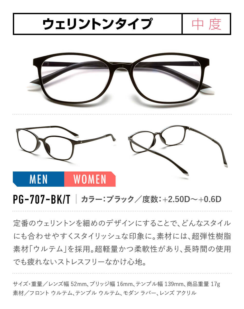 送料無料 ピントグラス PINT GLASSES 老眼鏡 眼鏡 視力補正用 男性 