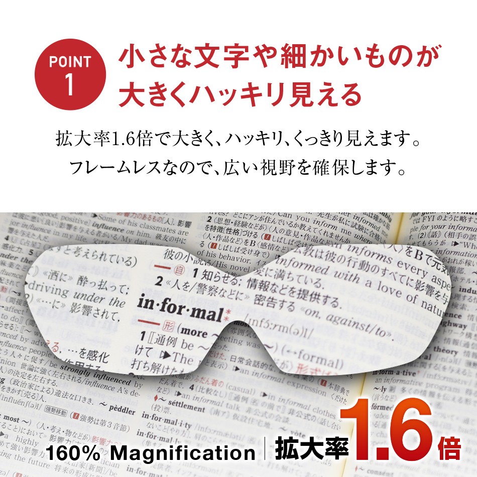 RESA ルーペグラス 拡大鏡 送料無料