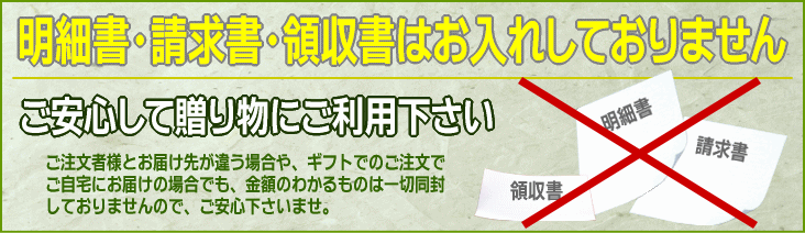 明細書は入れておりません