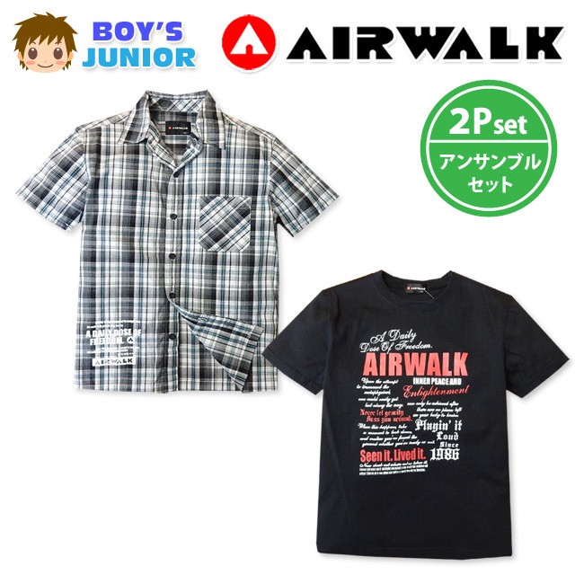 AIRWALK（エアウォーク） 子供服 男の子 シャツ Tシャツ 半袖 