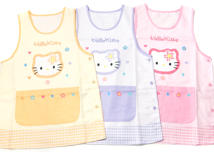 送料無料 婦人 レディース 保育士 ラン型 エプロン Sanrio サンリオ