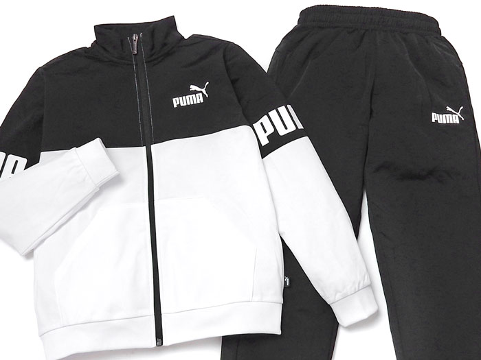 新品未使用　PUMA ジャージ ブラック&グランツーリスモTシャツホワイトセット PUMA（プーマ） 送料無料 セットアップジャージ メンズ ウーブン