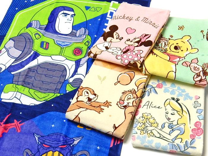 送料無料 バスタオル Disney/ディズニー 綿100％ 60×120cm yg-1639
