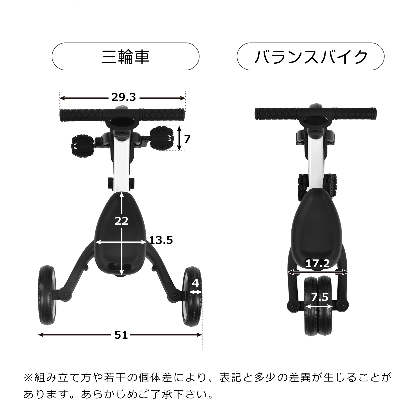 三輪車 足けりバイク 一台4役 ベビーカー かじとり 手押し棒付 子供用