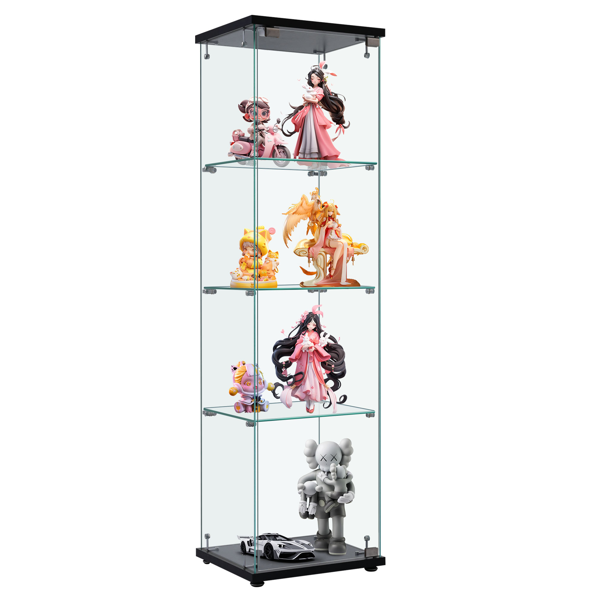 コレクションケース ガラスディスプレイキャビネット フィギュアケース