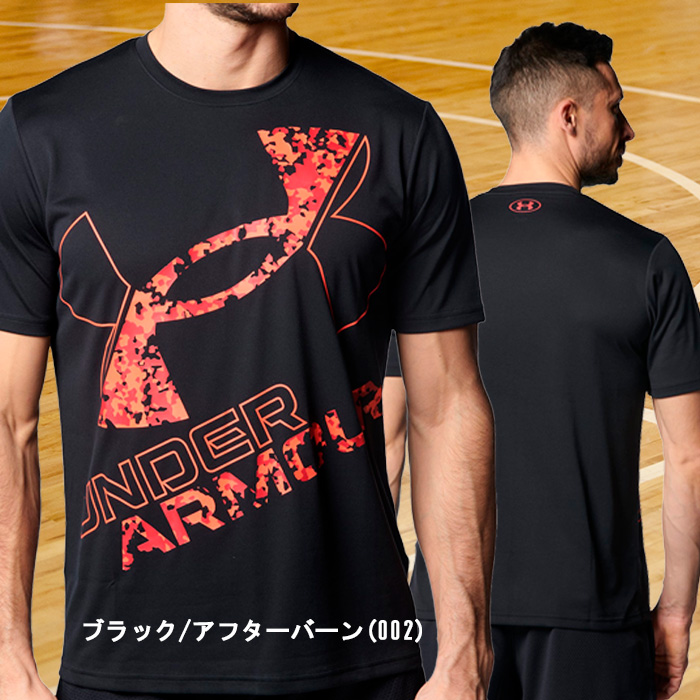 アンダーアーマー UAテック ショートスリーブTシャツ エクストララージロゴ 半袖 MEN トレーニ...